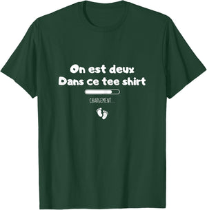 Announcement pregnancy mom original 2025 future mom 2025 drol , Black T-Shirt - T-Shirt | Forest