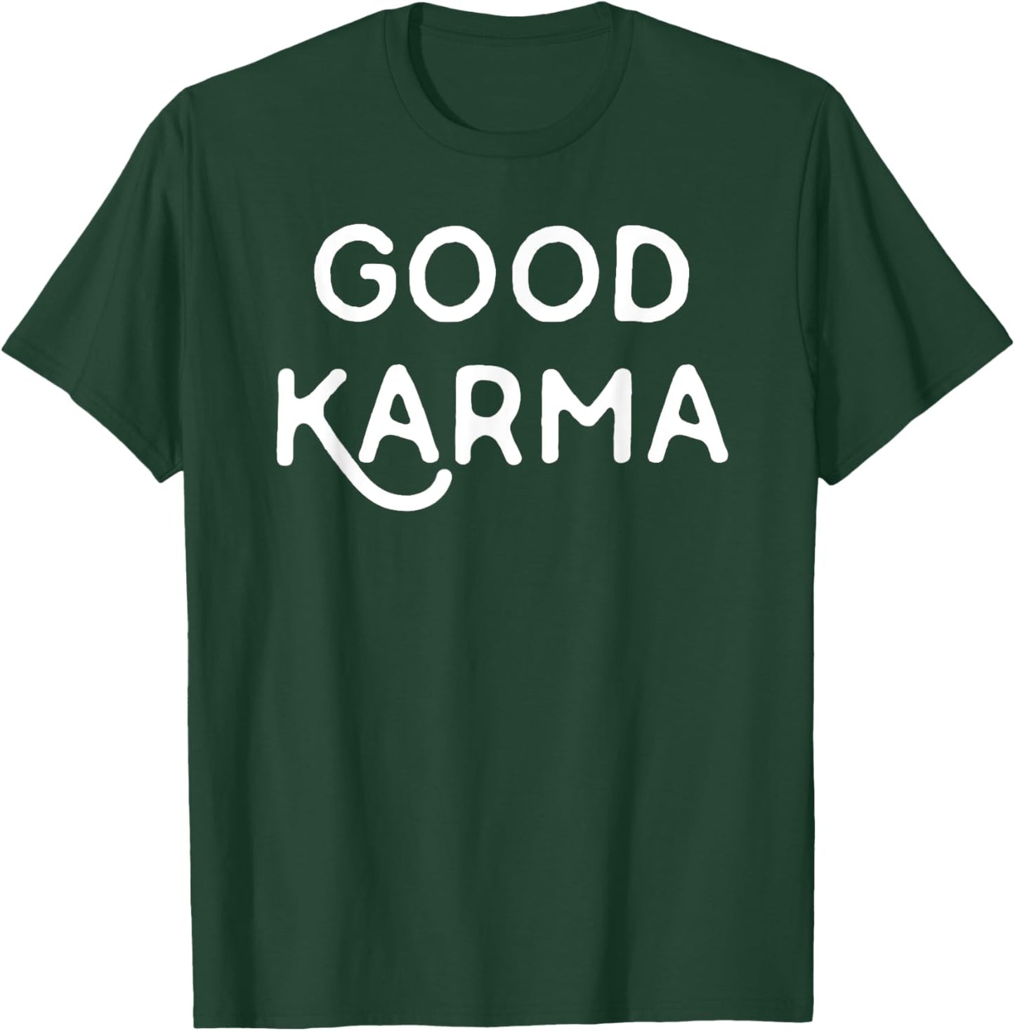 Good Karma Funny Yoga Meditation Women Kids T-Shirt - T-Shirt | Forest