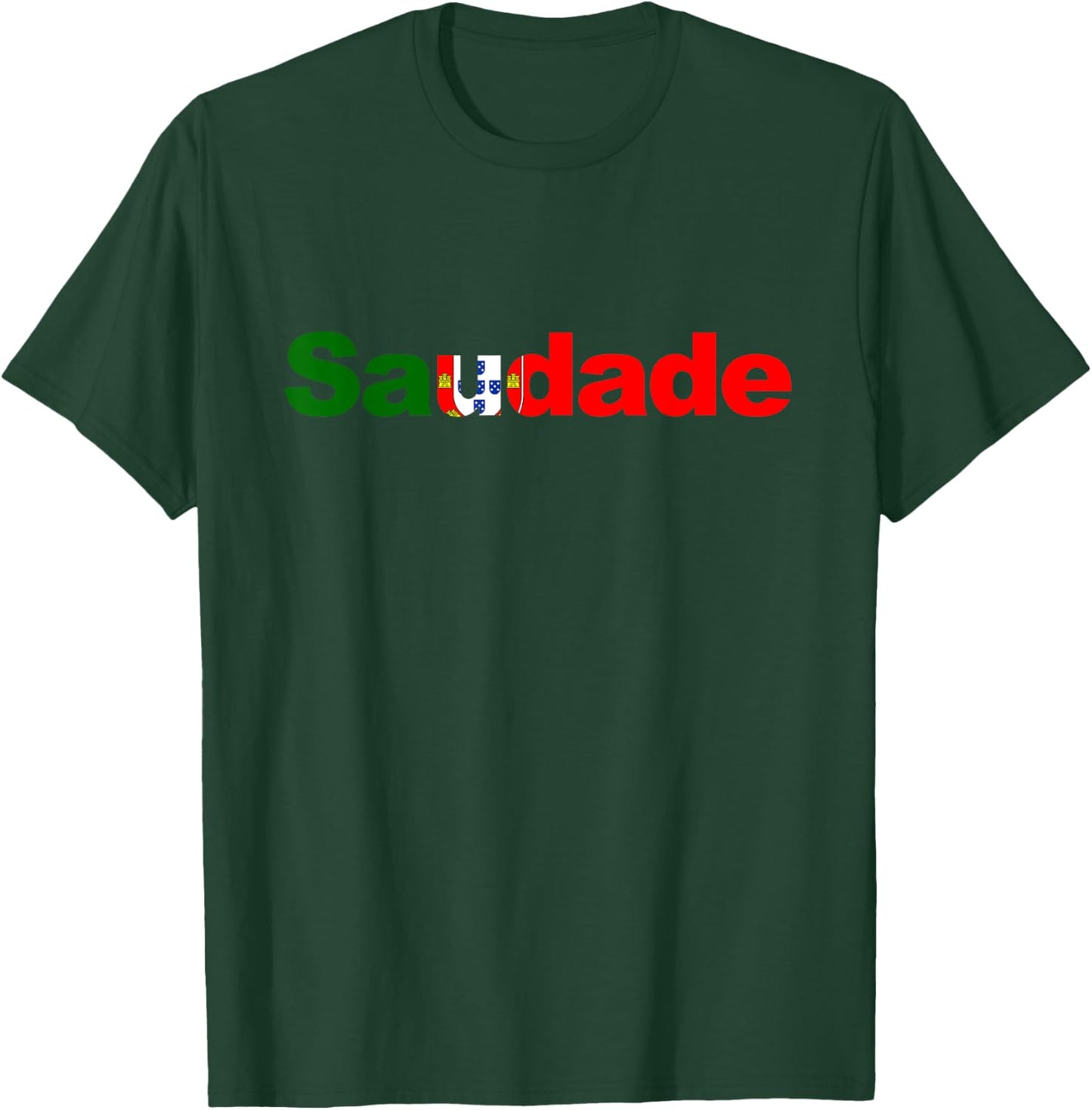 Saudade Portuguese Word Portugal T-Shirt - T-Shirt | Forest