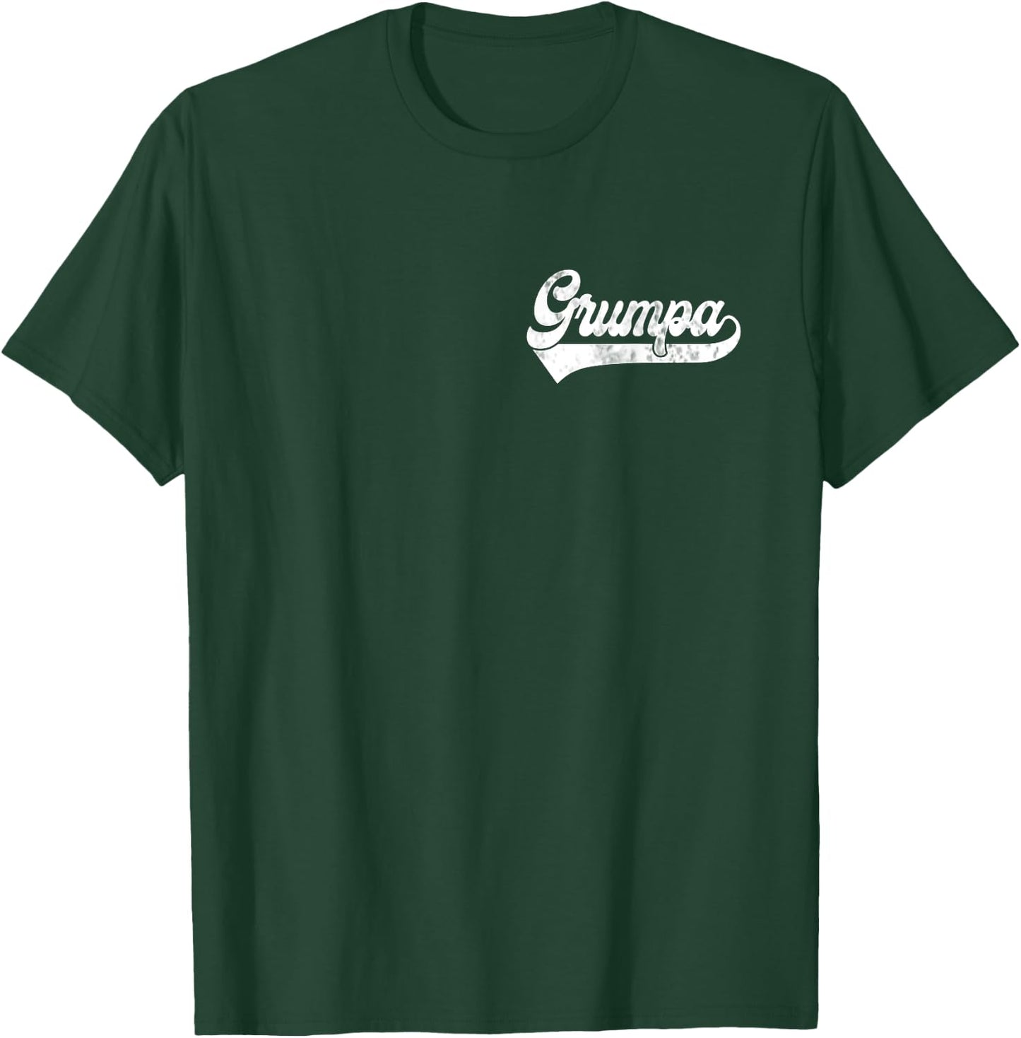 Grumpa Vintage Retro Father's Day for Papa Grandpa T-Shirt - T-Shirt | Forest
