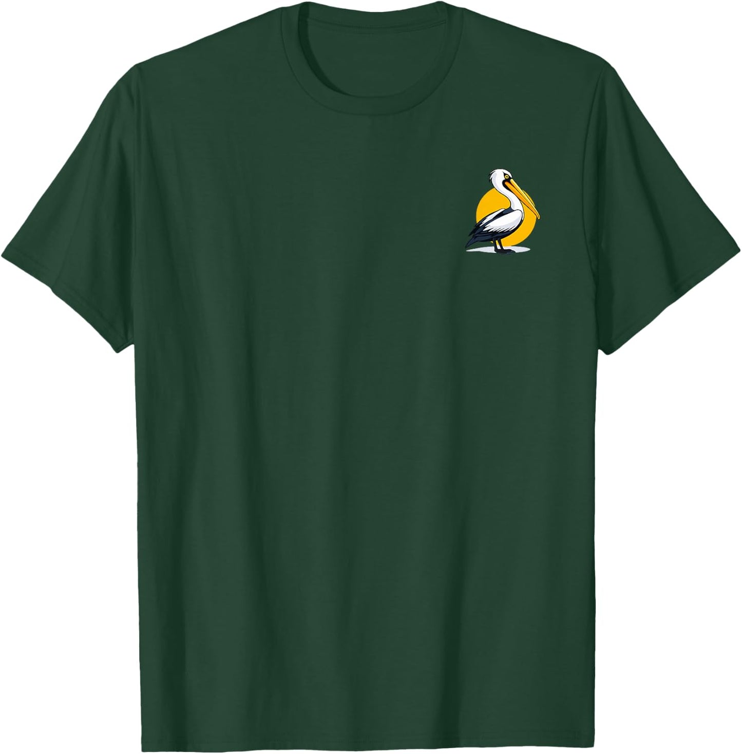 Pelican Pocket for Bird Lovers T-Shirt - T-Shirt | Forest