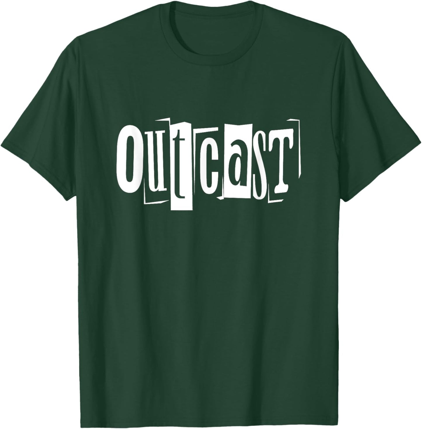 Outcast Graffiti Streetwear Cool Retro Grunge T-Shirt - T-Shirt | Forest