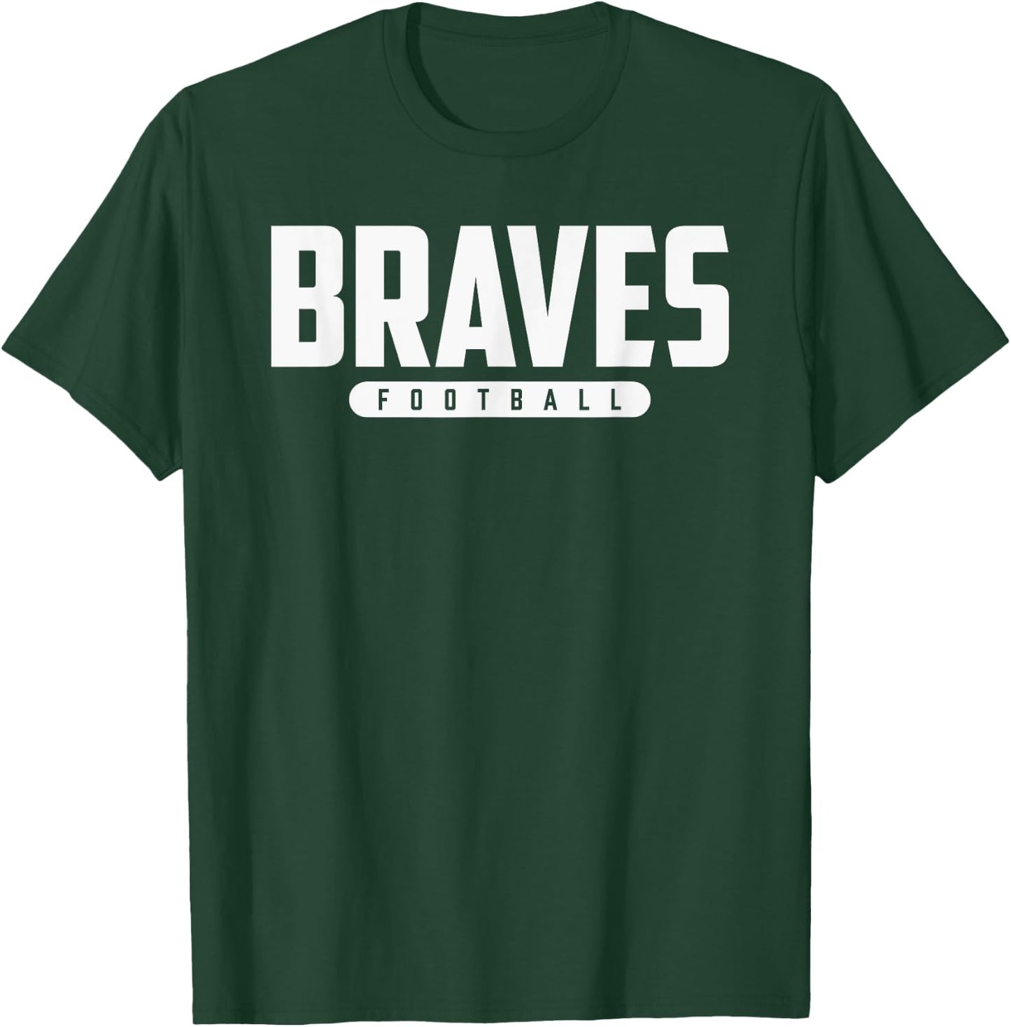 Walton Braves Football T-Shirt - T-Shirt | Forest