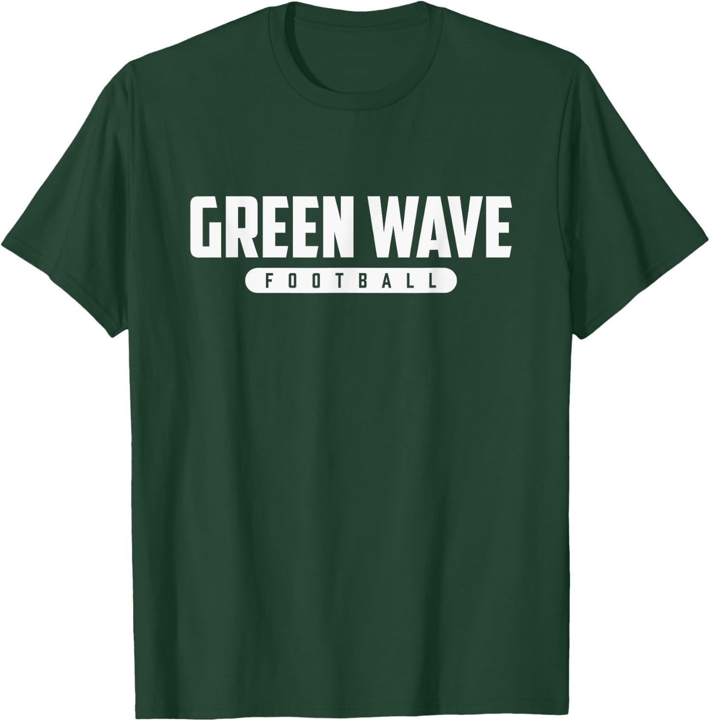 West Point Green Wave Football T-Shirt - T-Shirt | Forest