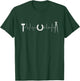 Farrier Heartbeat Funny Horseshoeing Hoof Care Lover Outfit T-Shirt - T-Shirt | Forest