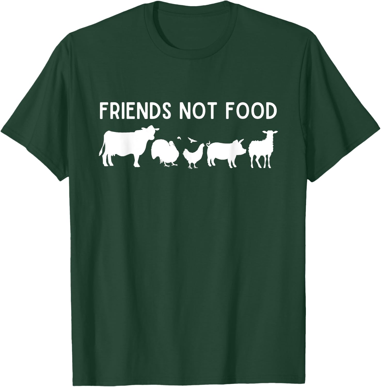 Friends Not Food T-Shirt - T-Shirt | Forest