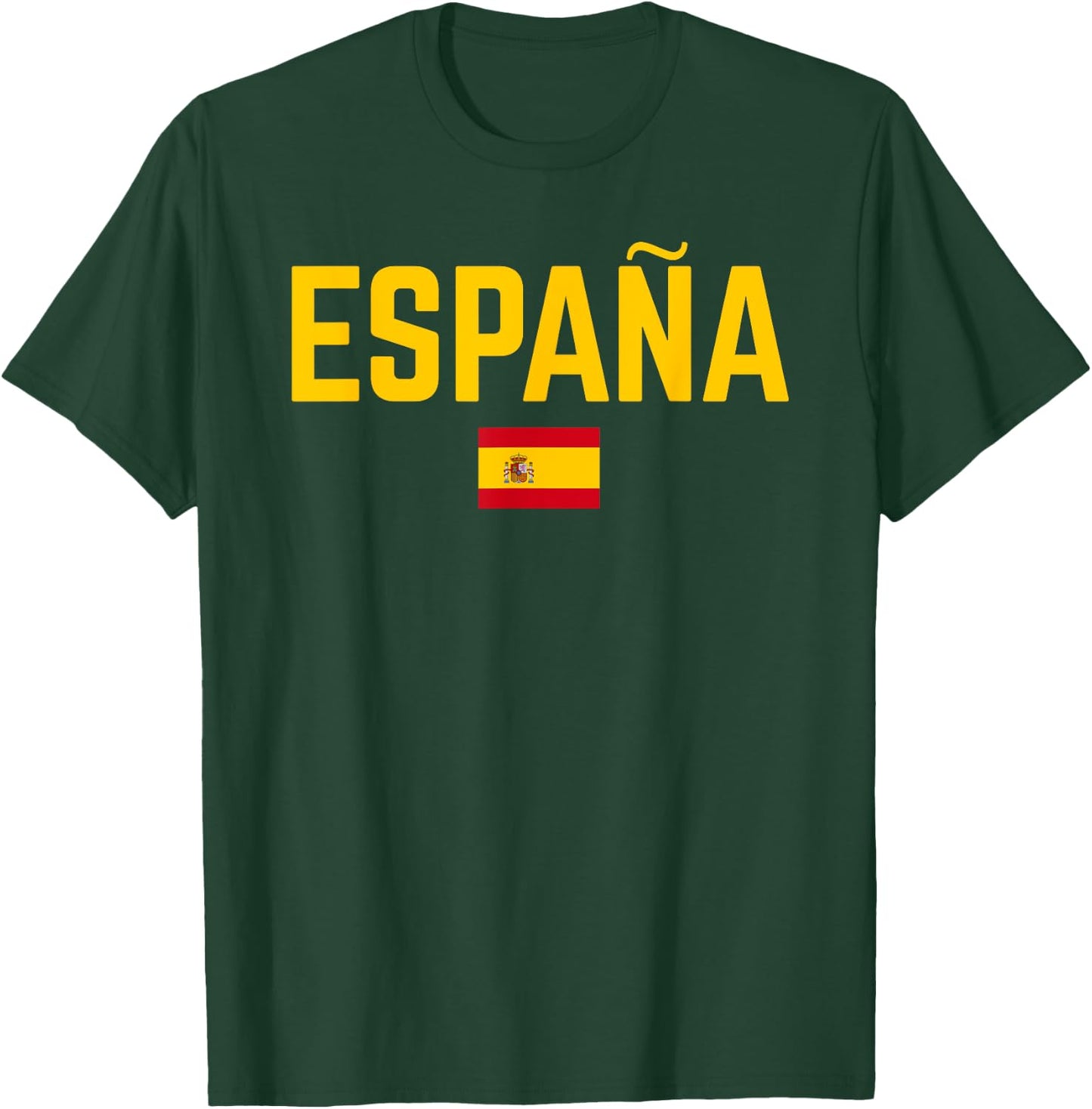 ESPAÑA SPAÑA Flag | Men Women Kids SPAIN , Red, S T-Shirt - T-Shirt | Forest