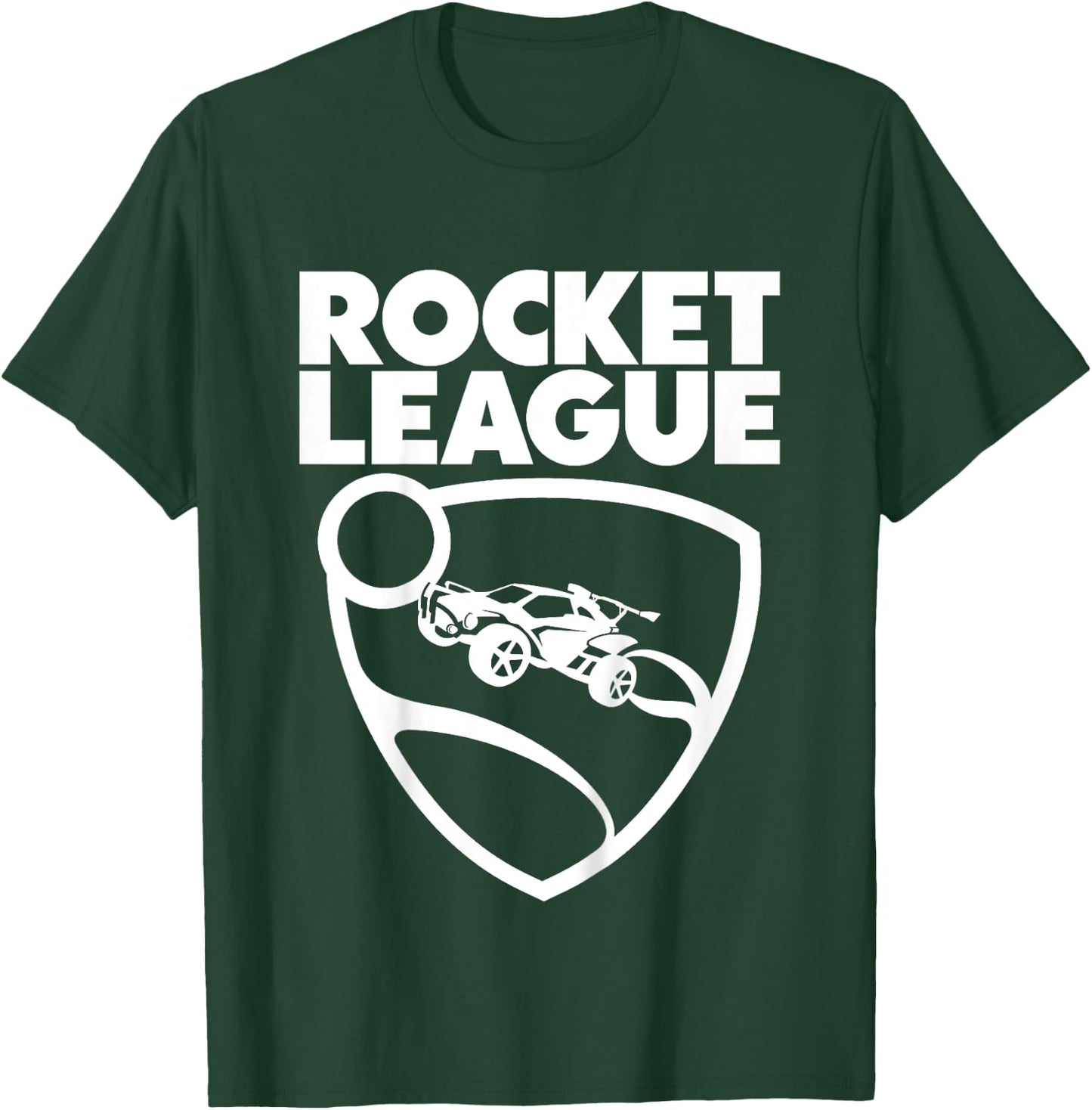 Children's Text Rocket League with Logo Children's T-Shirt - T-Shirt | Forest