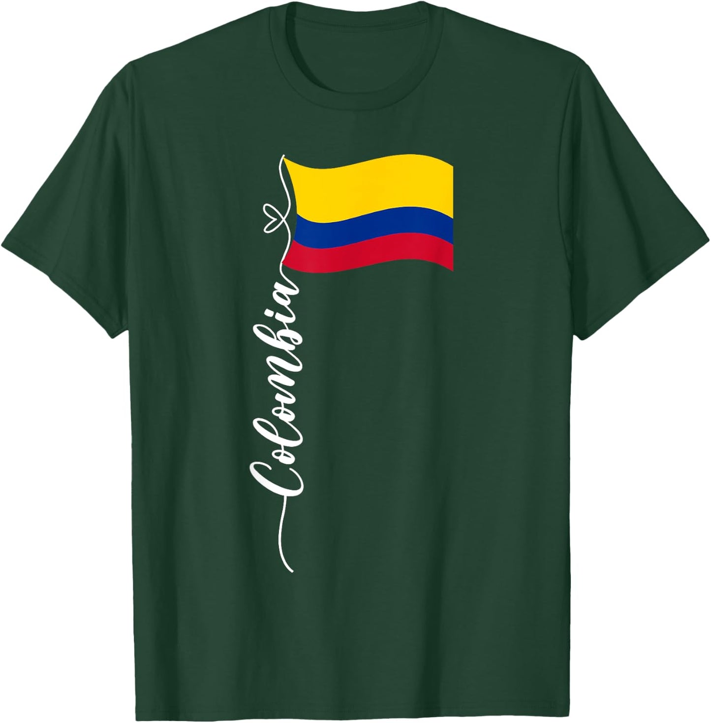 Colombian Flag Colombia National Hispanic Heritage Month T-Shirt - T-Shirt | Forest