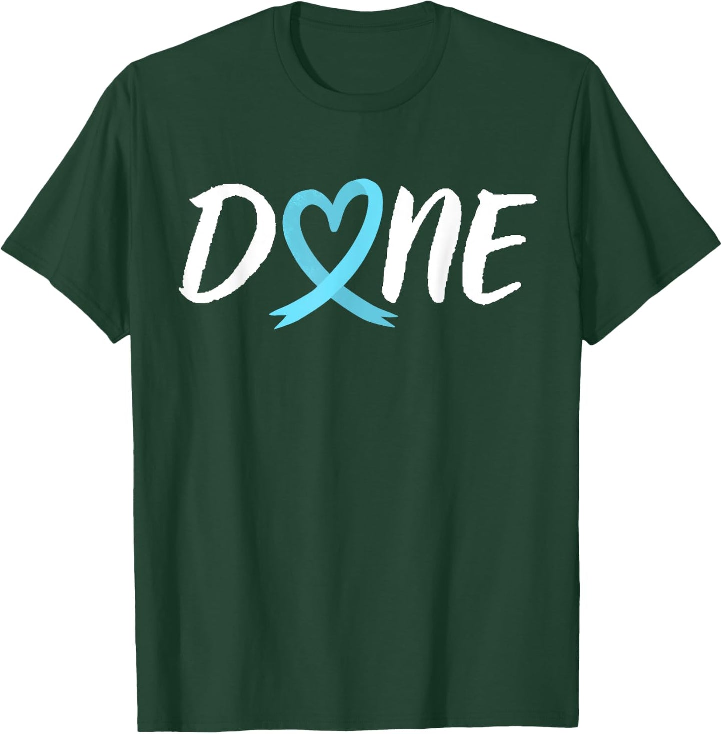 Done Last Day Of Radiation Chemo Prostate Cancer Heart T-Shirt - T-Shirt | Forest