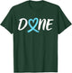 Done Last Day Of Radiation Chemo Prostate Cancer Heart T-Shirt - T-Shirt | Forest
