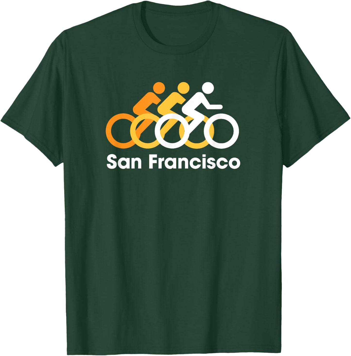 Bike San Francisco T-Shirt - T-Shirt | Forest