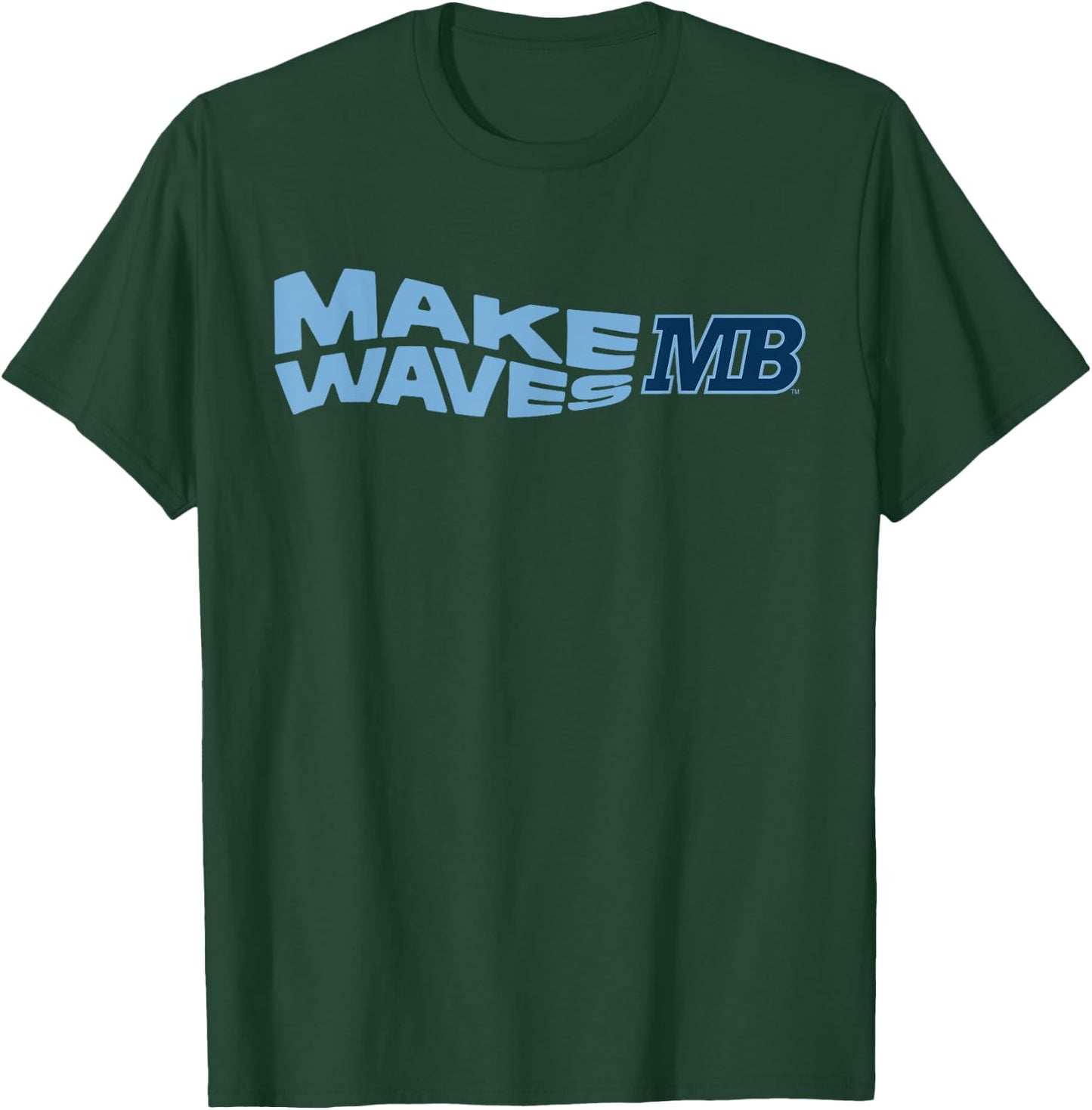Cal State Monterey Bay Make Waves Logo T-Shirt - T-Shirt | Forest