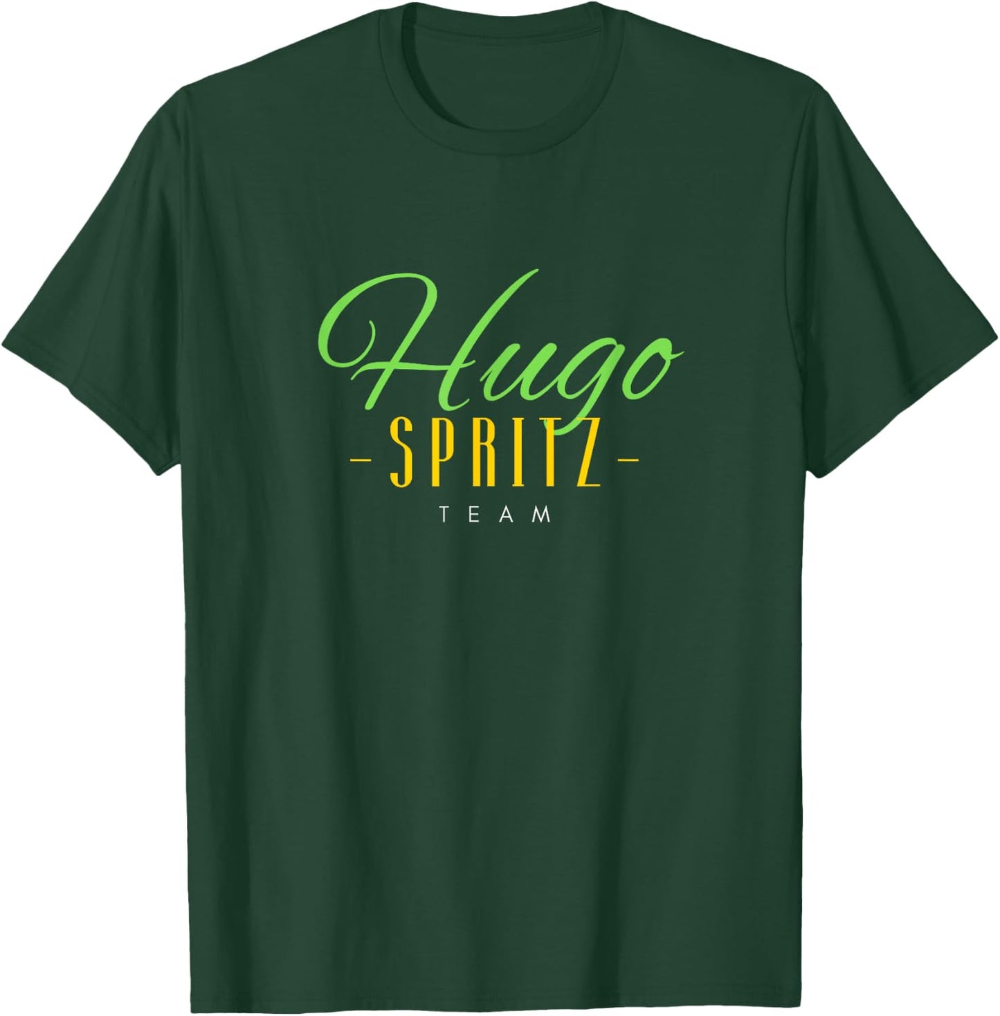 Hugo Spritz Team Elderberry Summer Sparkling Prosecco Cocktail T-Shirt - T-Shirt | Forest