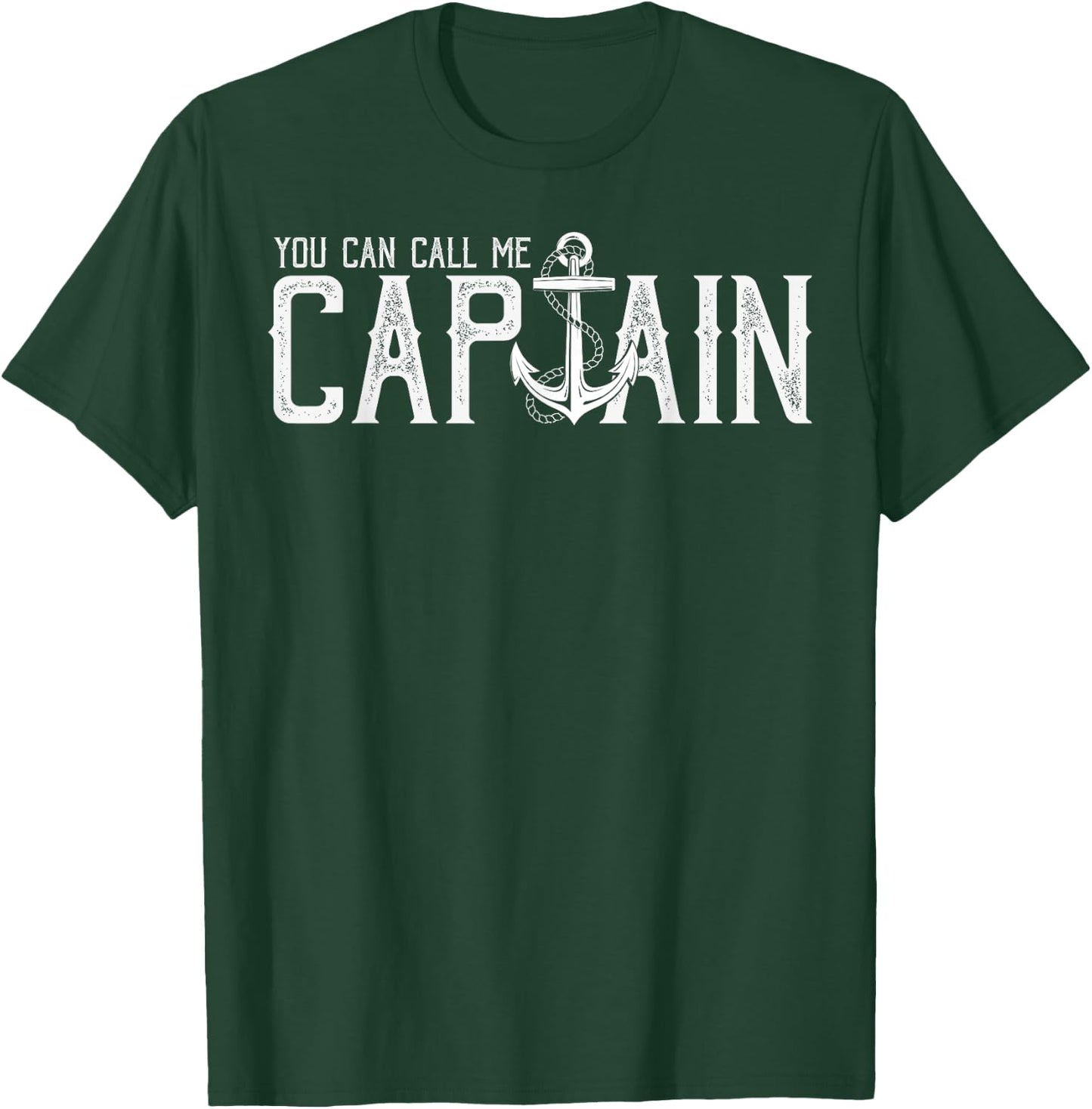 You can Call me Captain Bootsmann Matrose Vintage Kapitän T-Shirt - T-Shirt | Forest