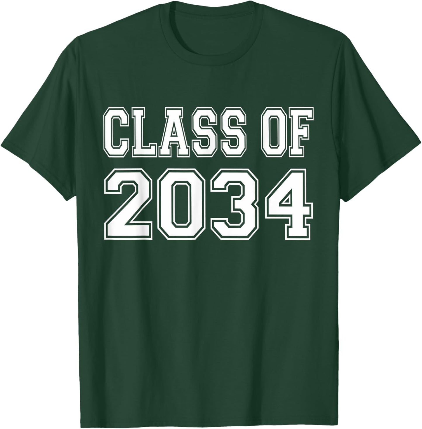 Class of 2034 Grow with Me T-Shirt - T-Shirt | Forest