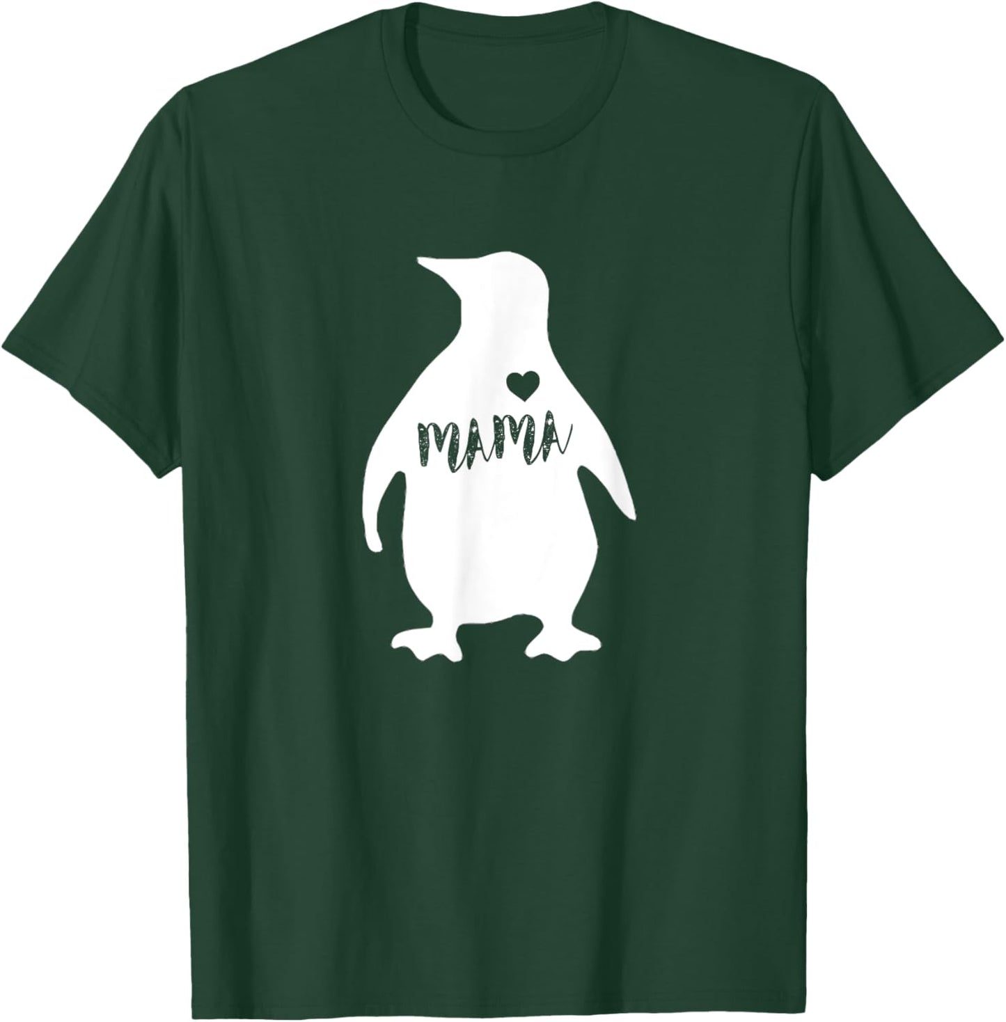 Mama Penguin Shirt - Cute Mothers Day Gift Mom T-Shirt - T-Shirt | Forest