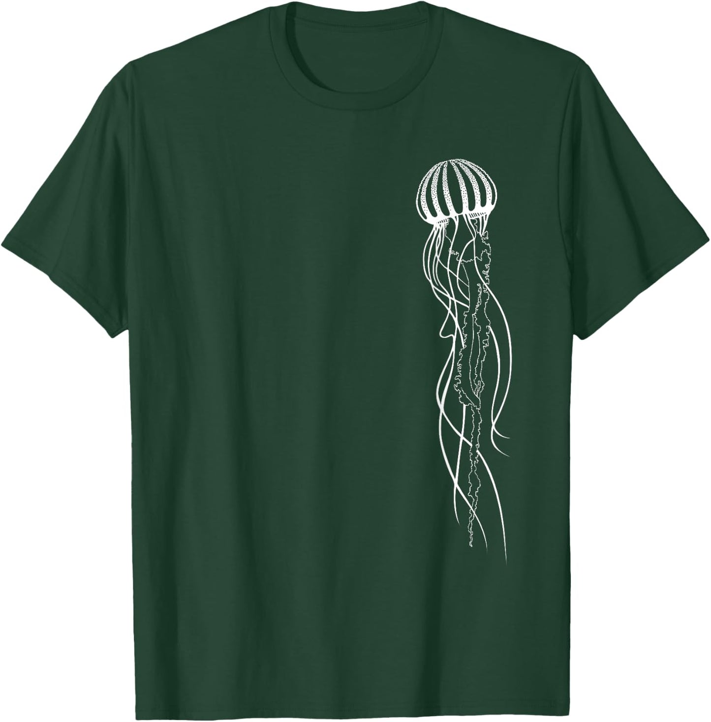 Jellyfish Ocean Sea Water Marine Biology Animal T-Shirt - T-Shirt | Forest