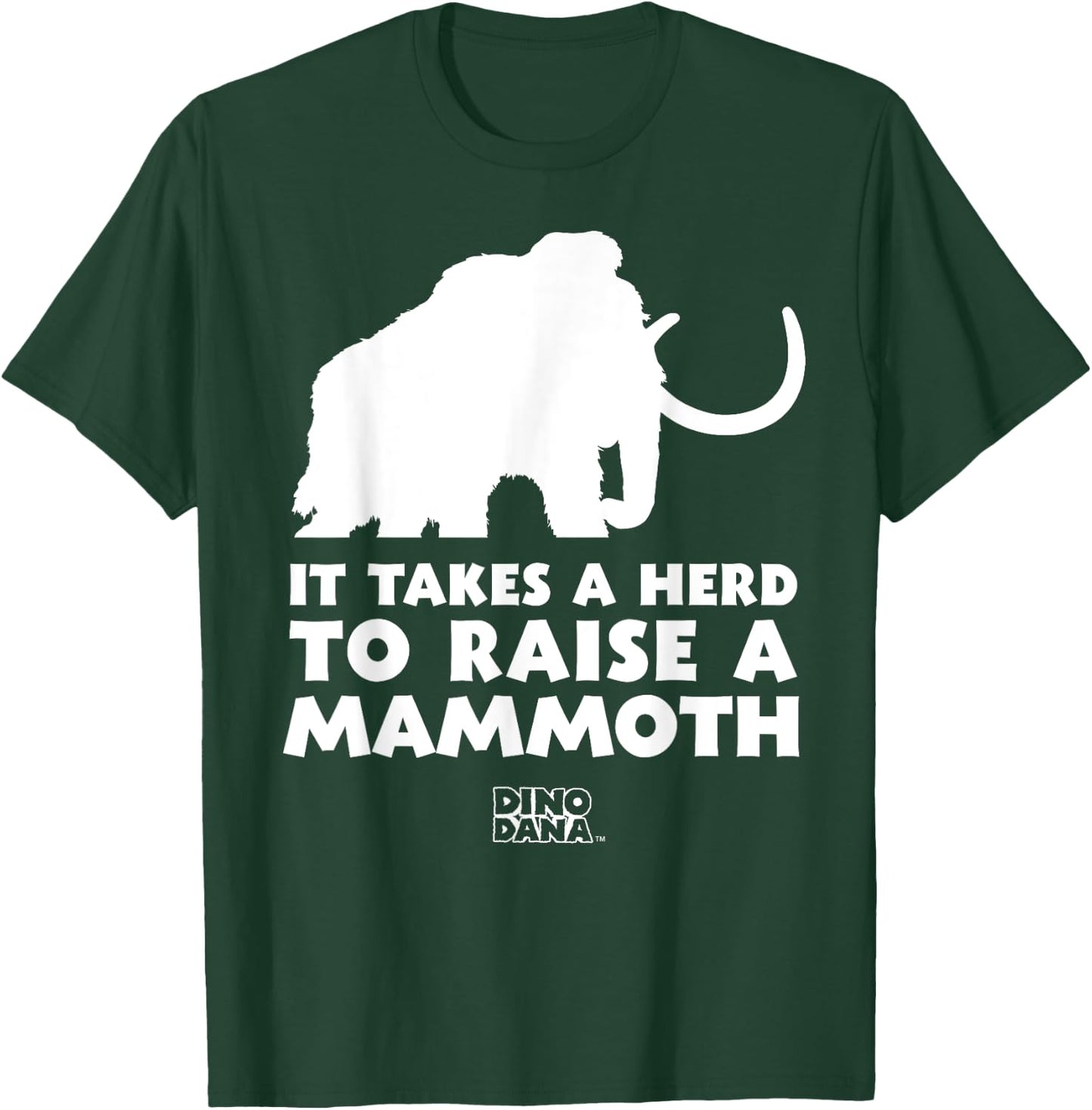 Dino Dana: White Mammoth Shirt T-Shirt - T-Shirt | Forest