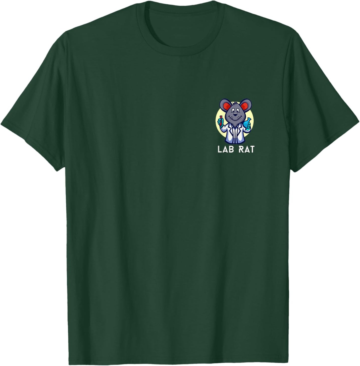 Lab Rat Medical Technologist Laboratory Technician T-Shirt - T-Shirt | Forest