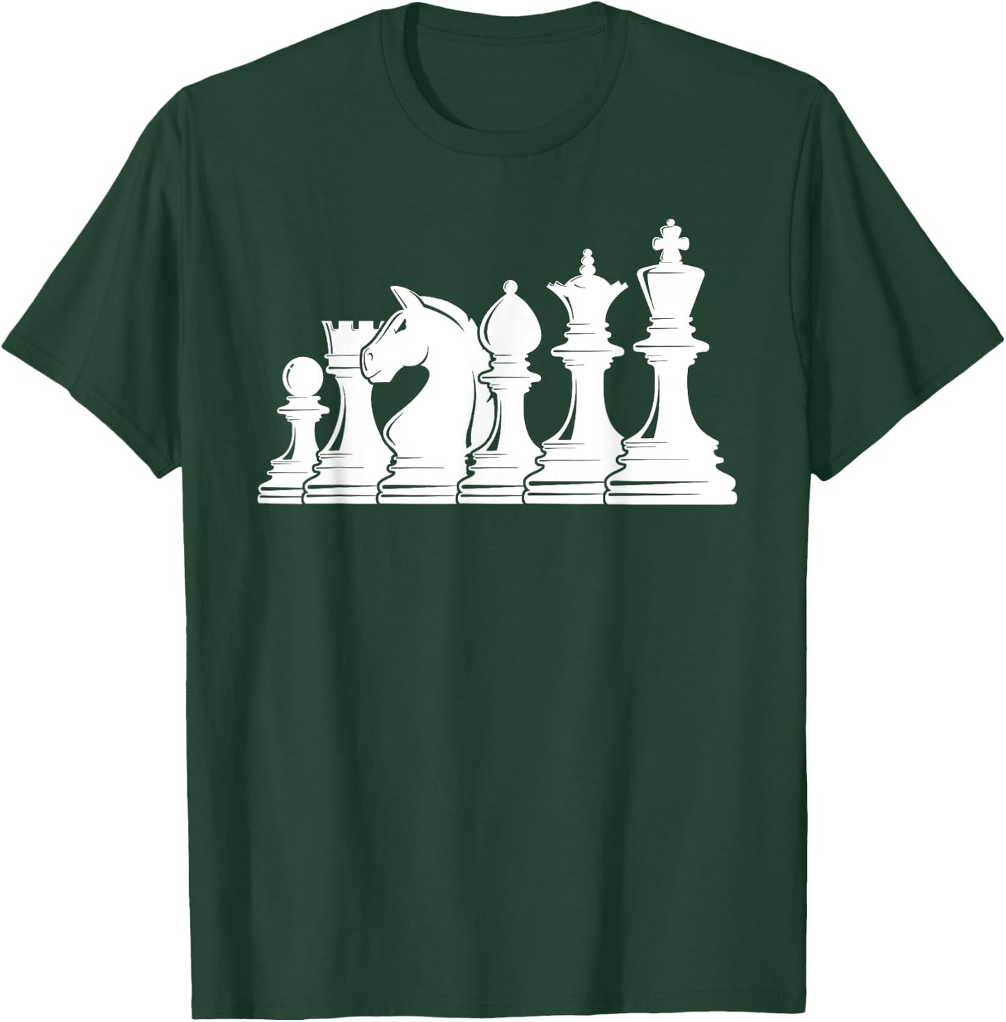 Chess Pieces T-Shirt - T-Shirt | Forest