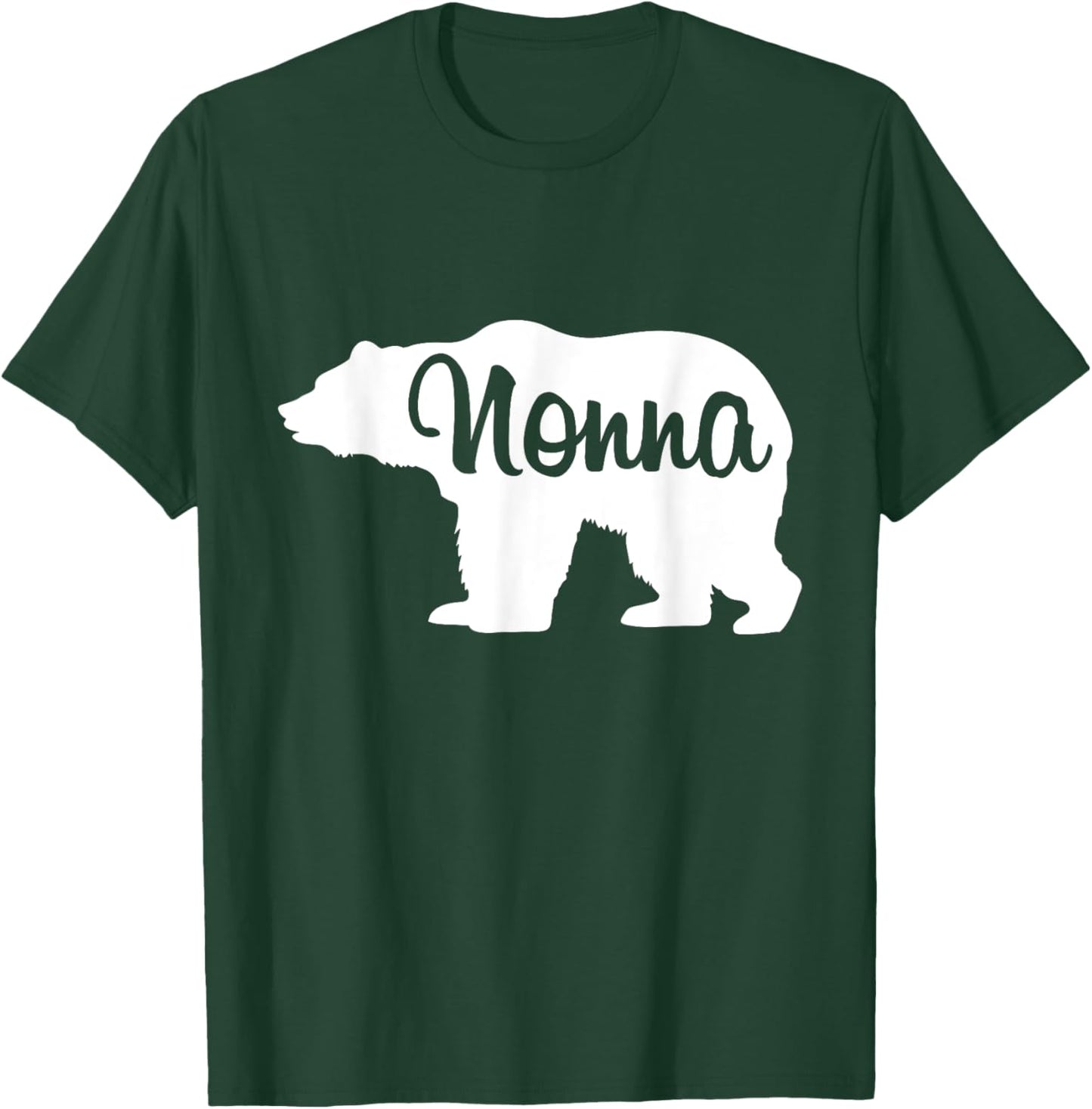 Nonna Bear Silhouette T-Shirt - T-Shirt | Forest