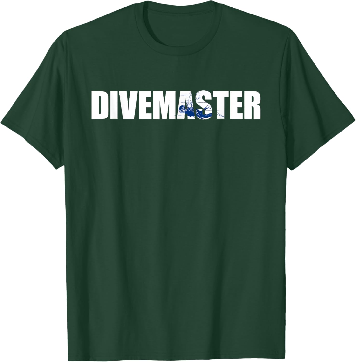 Divemaster Scuba and Free Diver Awesome T-Shirt - T-Shirt | Forest