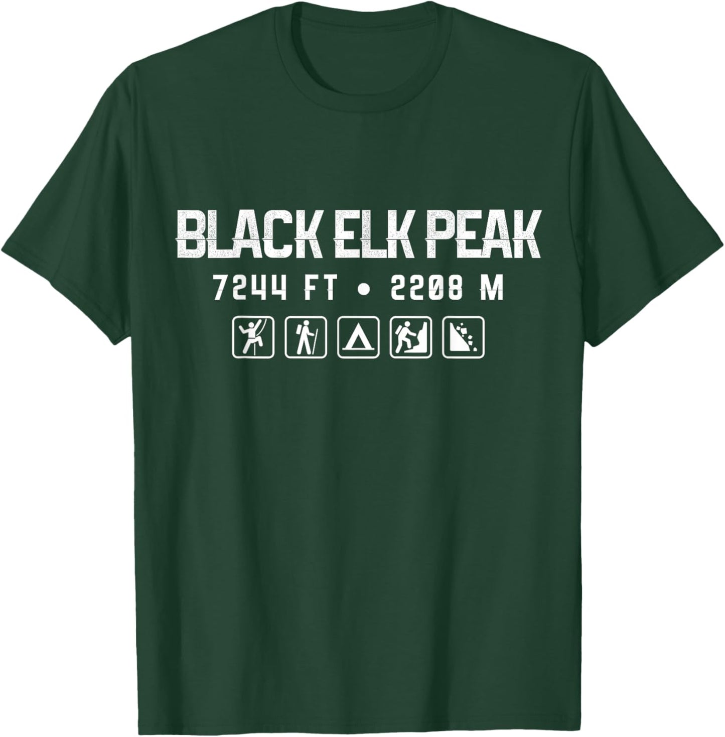 Black Elk Peak, South Dakota Mountain Shirt T-Shirt - T-Shirt | Forest