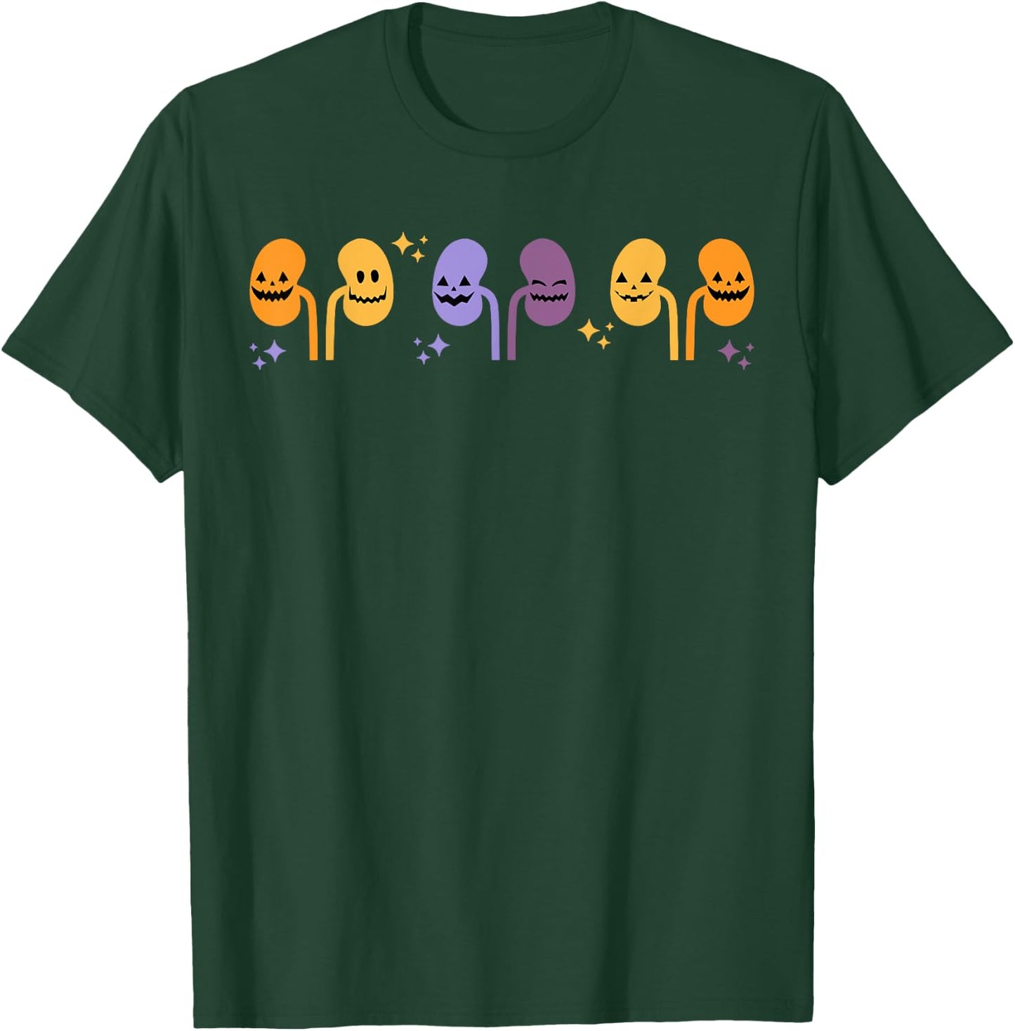 Spooky Kidney Dialysis Tech Renal Nurse Halloween Costume T-Shirt - T-Shirt | Forest