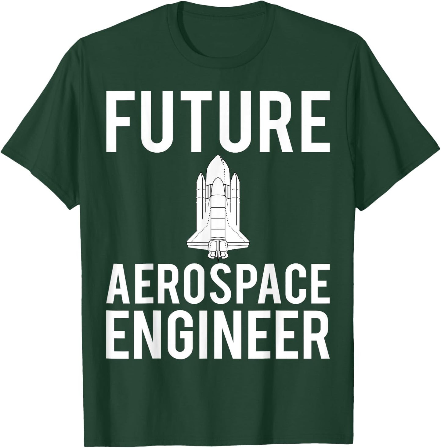 Future Aerospace Engineer Engineering Gift Aeronautics T-Shirt - T-Shirt | Forest
