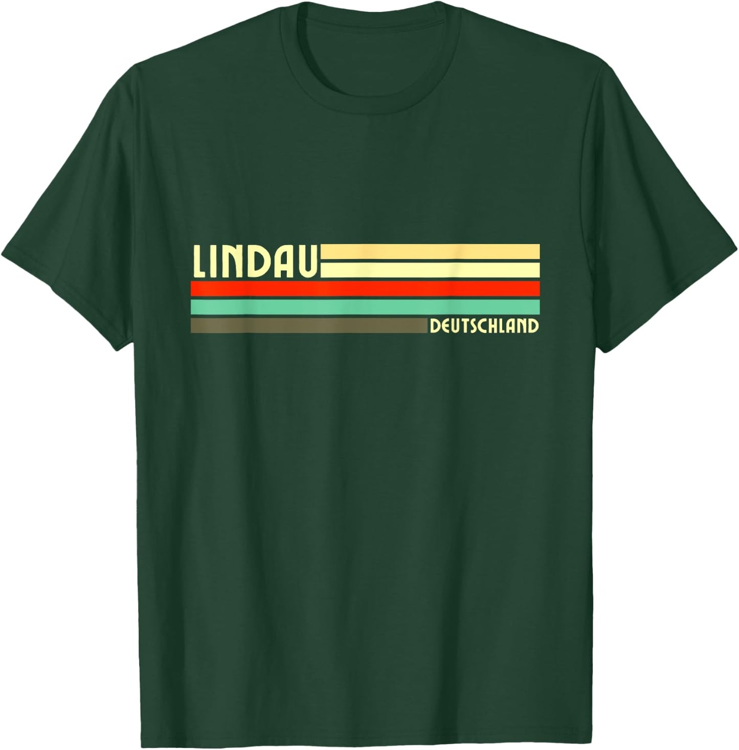 Retro Vintage Lindau T-Shirt - T-Shirt | Forest