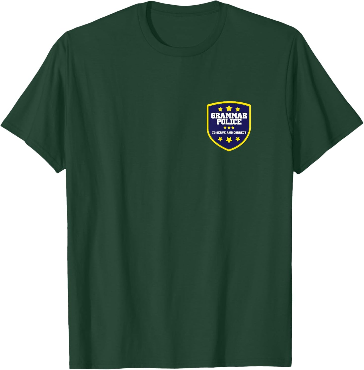 Grammar Police T-Shirt - T-Shirt | Forest