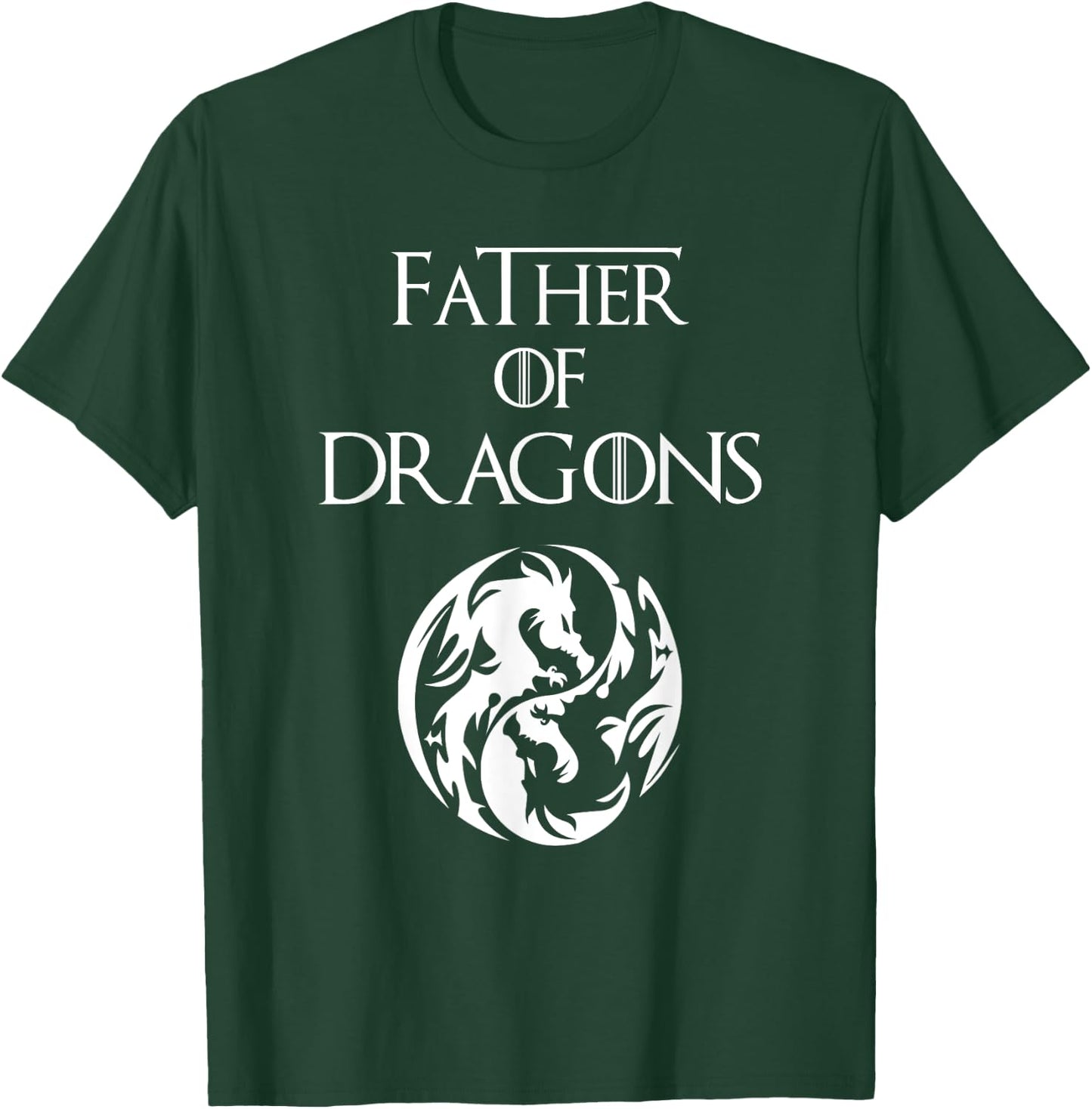 Father of Dragons T Shirt Fathers Day Gift T-Shirt - T-Shirt | Forest