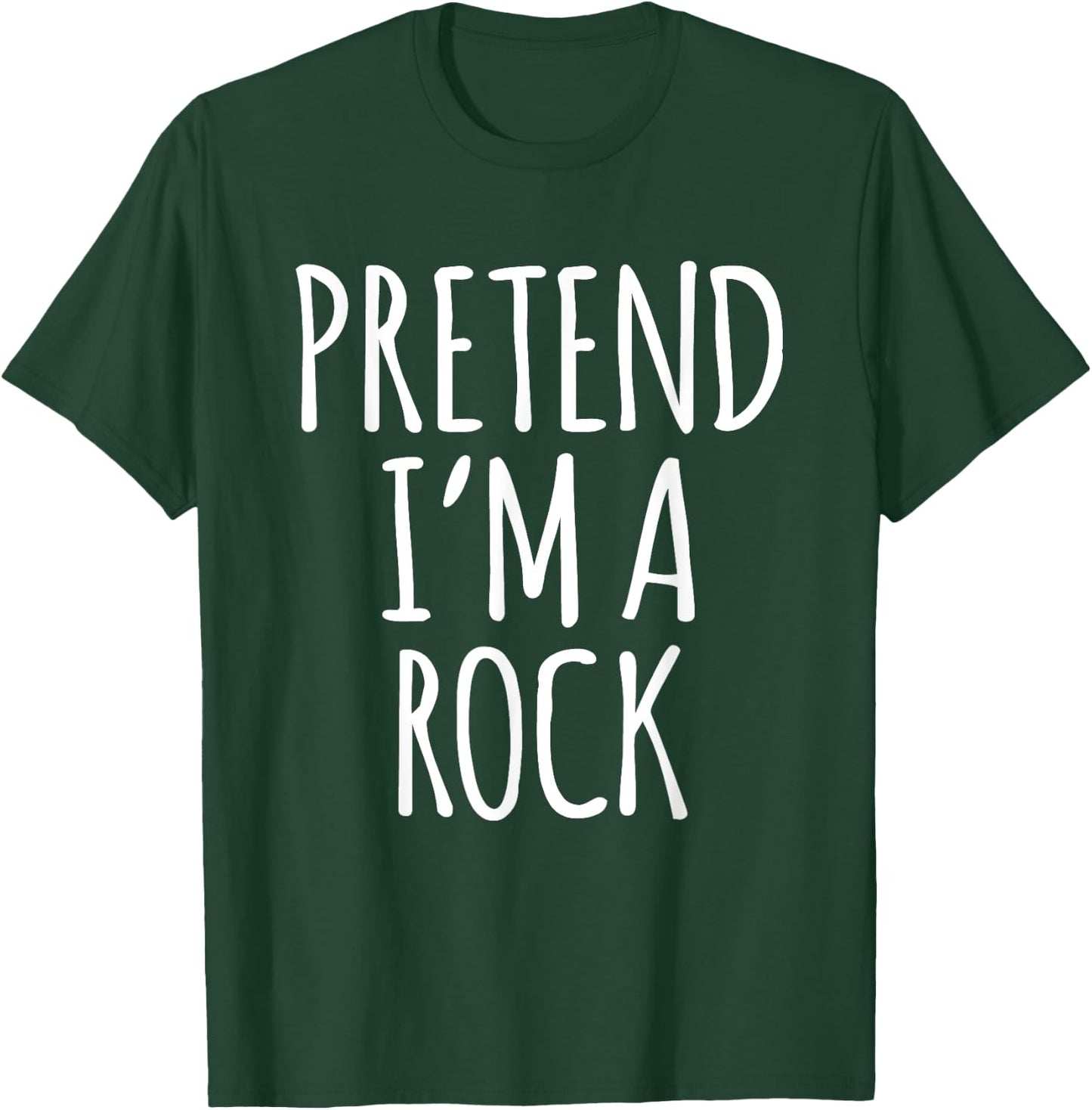 Funny Lazy Halloween Costume Shirt - Rock Boulder Gravel T-Shirt - T-Shirt | Forest