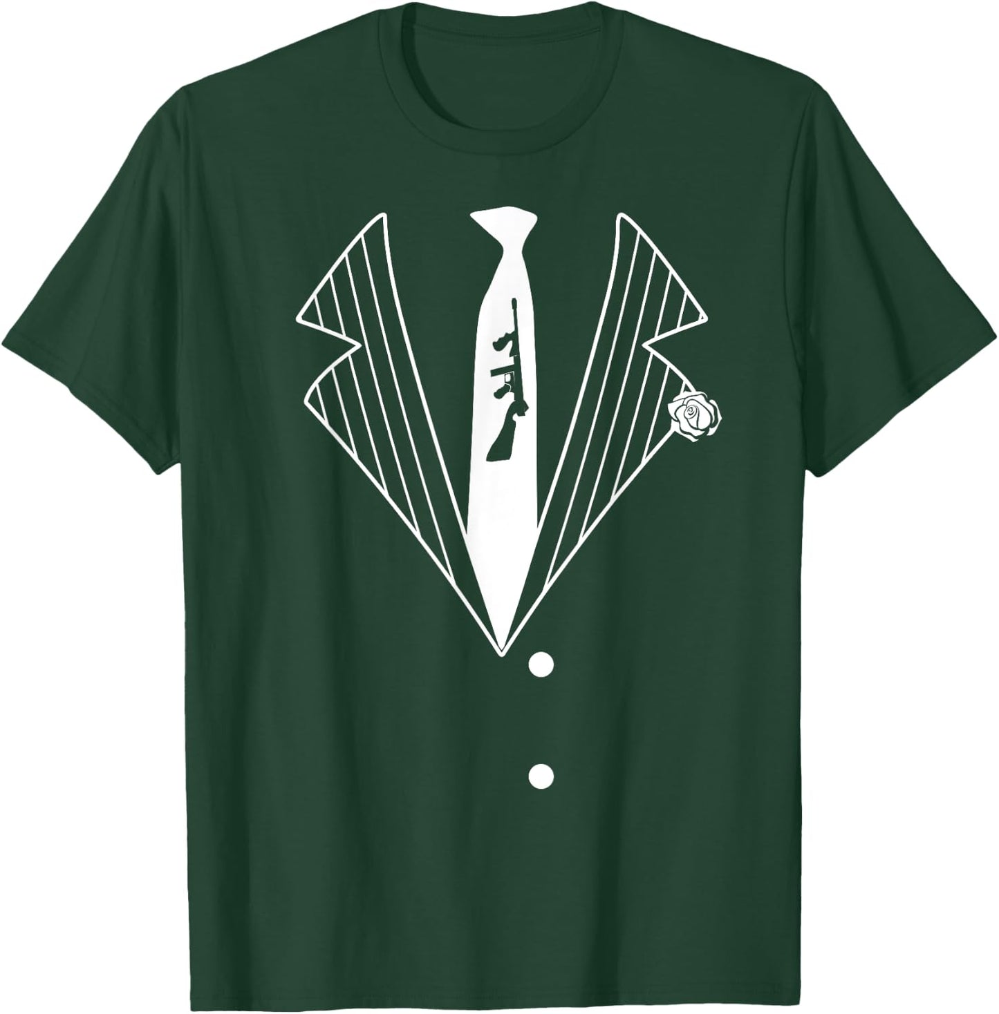 Mobster Costume Funny 1920s Gangsta T-Shirt - T-Shirt | Forest