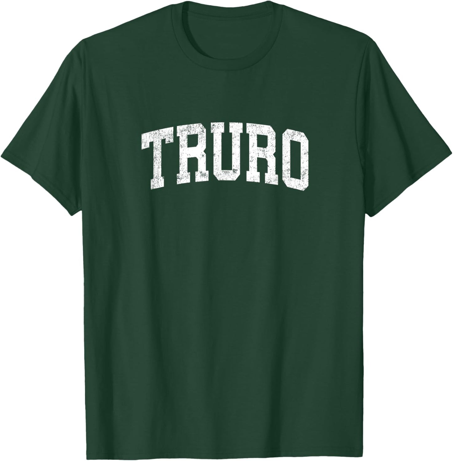 Truro Massachusetts MA Vintage Athletic Sports Design T-Shirt - T-Shirt | Forest