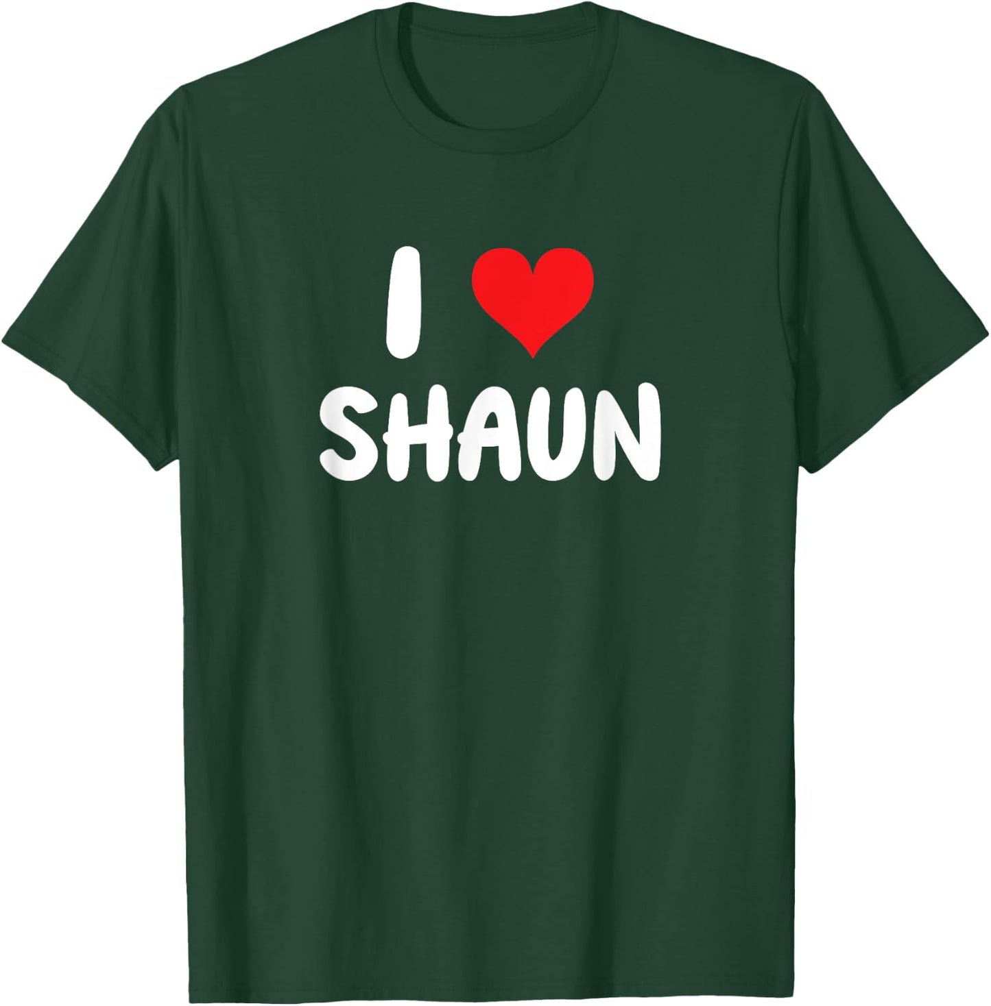 I Love Shaun - Cœur T-Shirt - T-Shirt | Forest