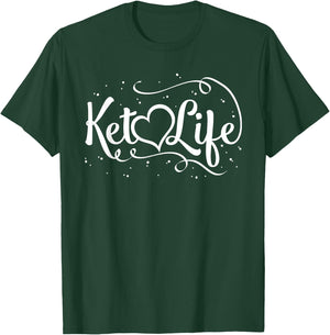 Funny Keto Shirt Ketones Fitness Ketogenic Ketosis Diet T-Shirt - T-Shirt | Forest
