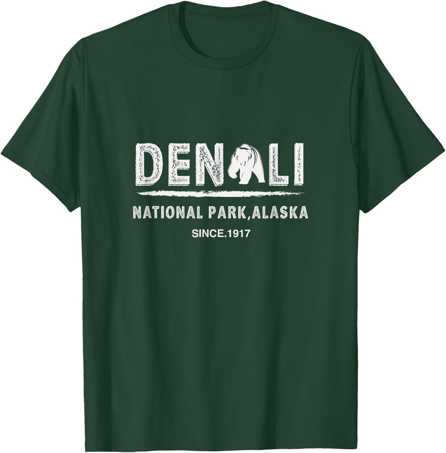 Cool Denali National Park with Polar Bear T-Shirt - T-Shirt | Forest