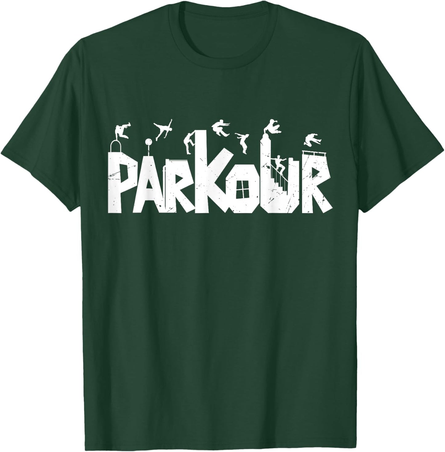 Freerunning Shirt for Parkour Runner | Parkour T-Shirt - T-Shirt | Forest