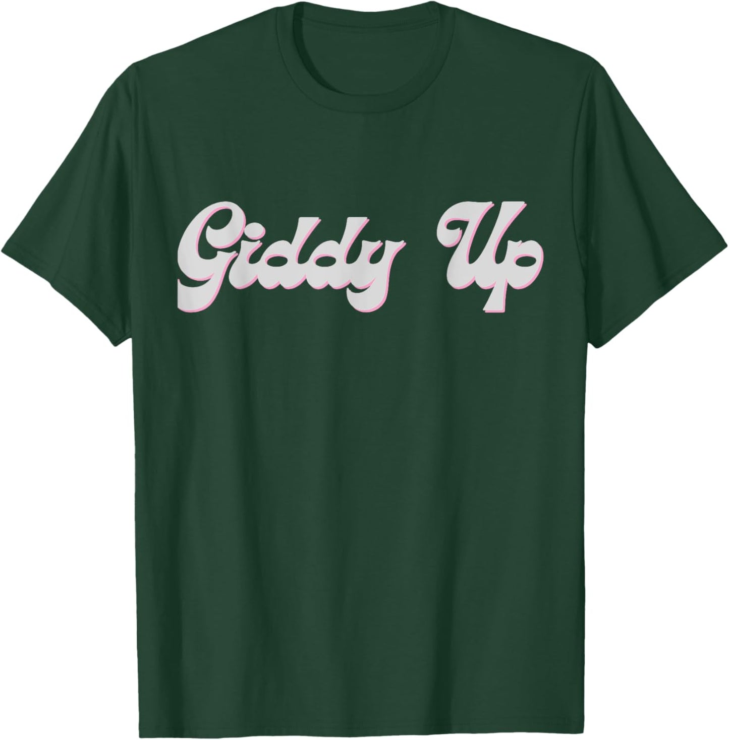 Giddy Up ,real cowboys and cowgirls T-Shirt - T-Shirt | Forest