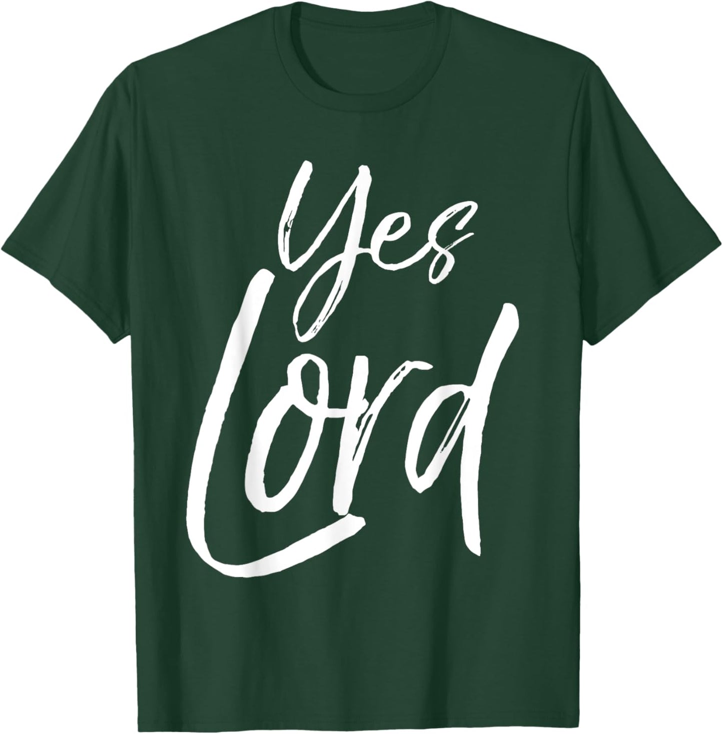 Yes Lord Shirt Vintage Amen Bold Cool Christian T-Shirt - T-Shirt | Forest