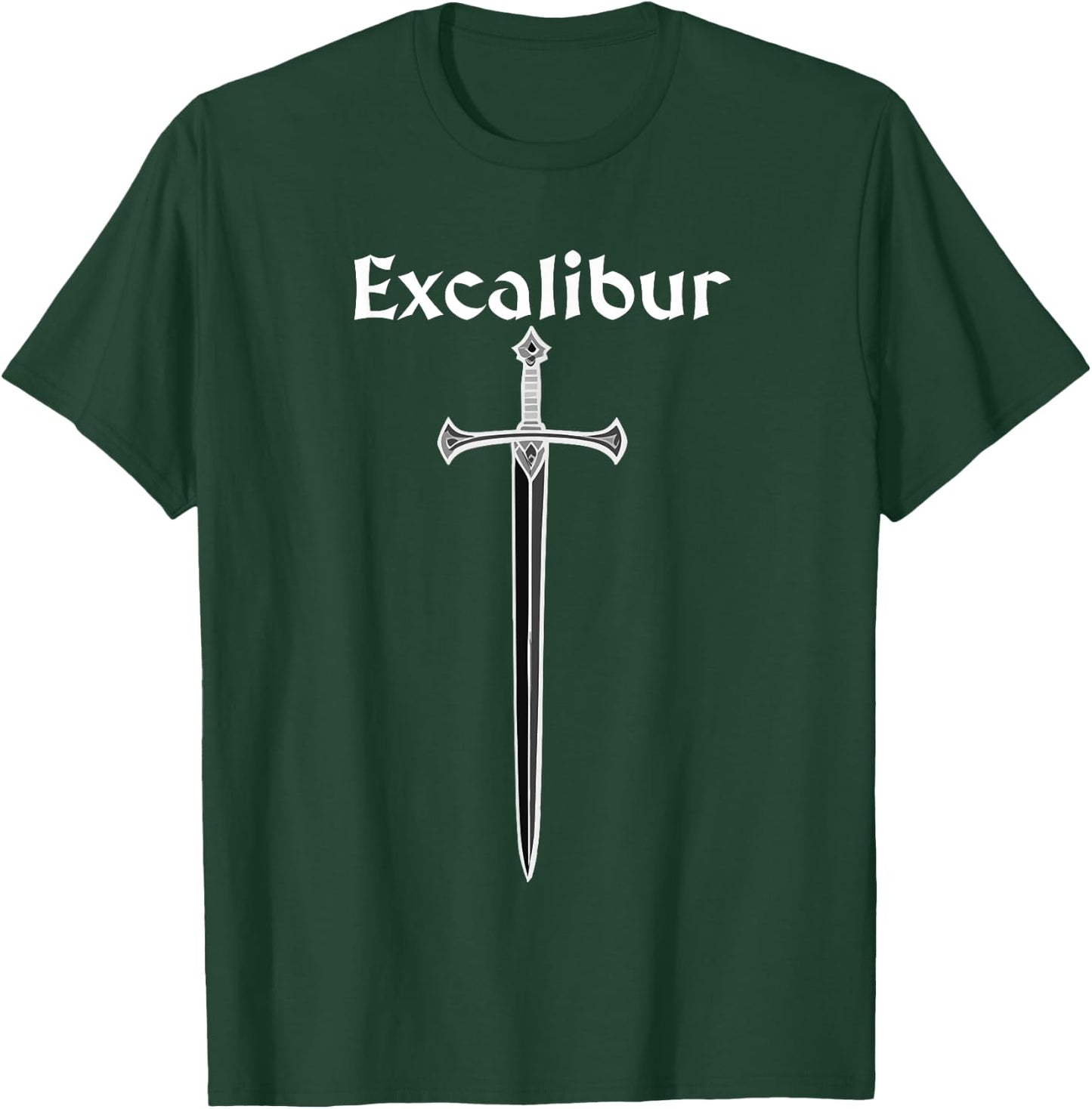 Excalibur King Arthus Sword T-Shirt - T-Shirt | Forest