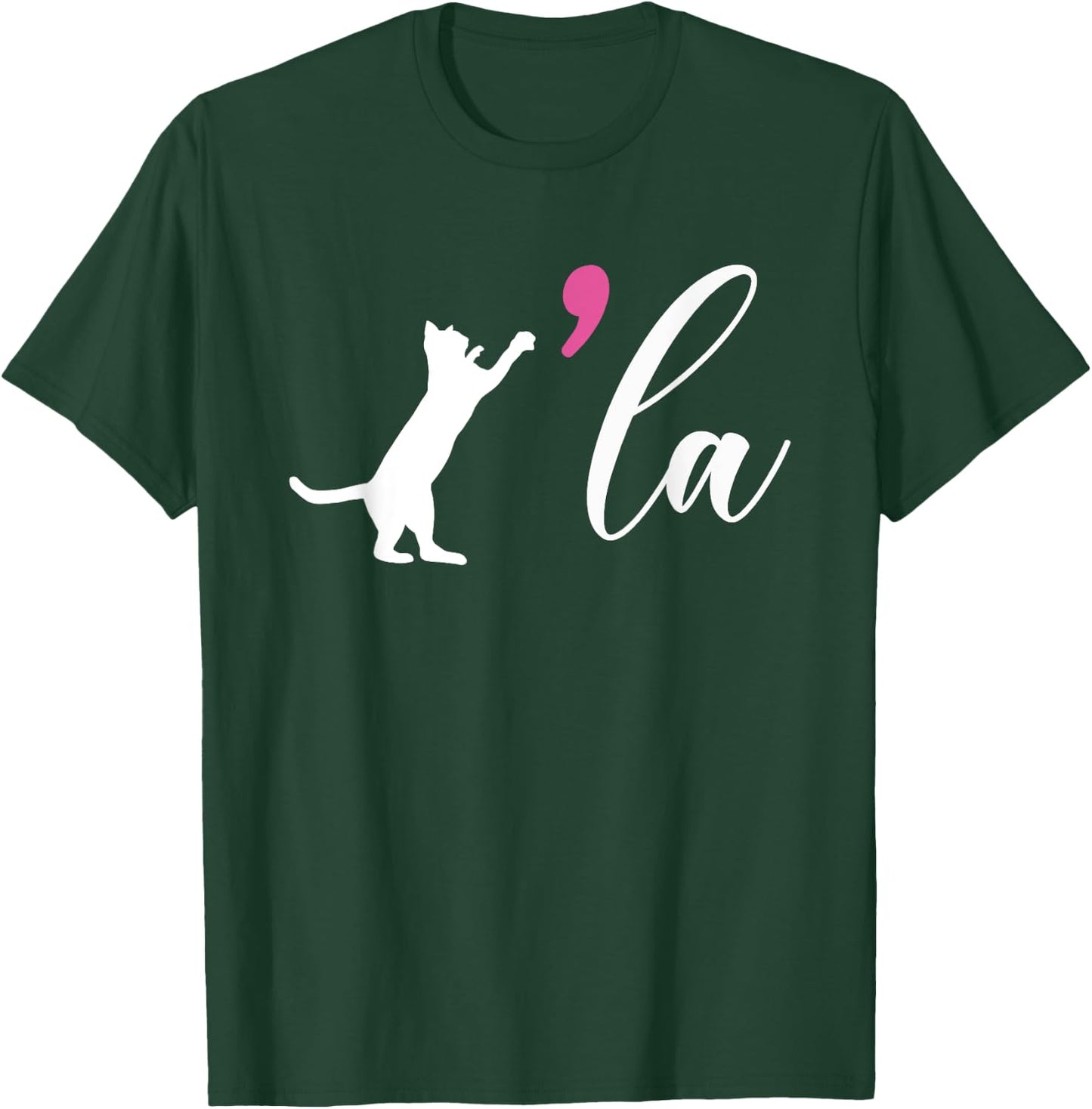 Cat Ladies For Kamala Harris For President 2024 Comma La T-Shirt - T-Shirt | Forest