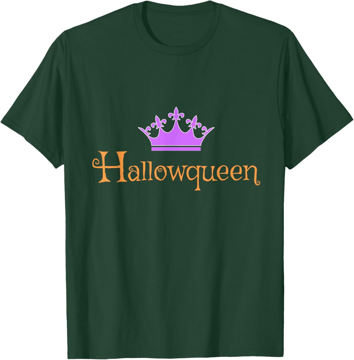 Hallowqueen , Halloween Shirt, Halloween Costume T-Shirt - T-Shirt | Forest