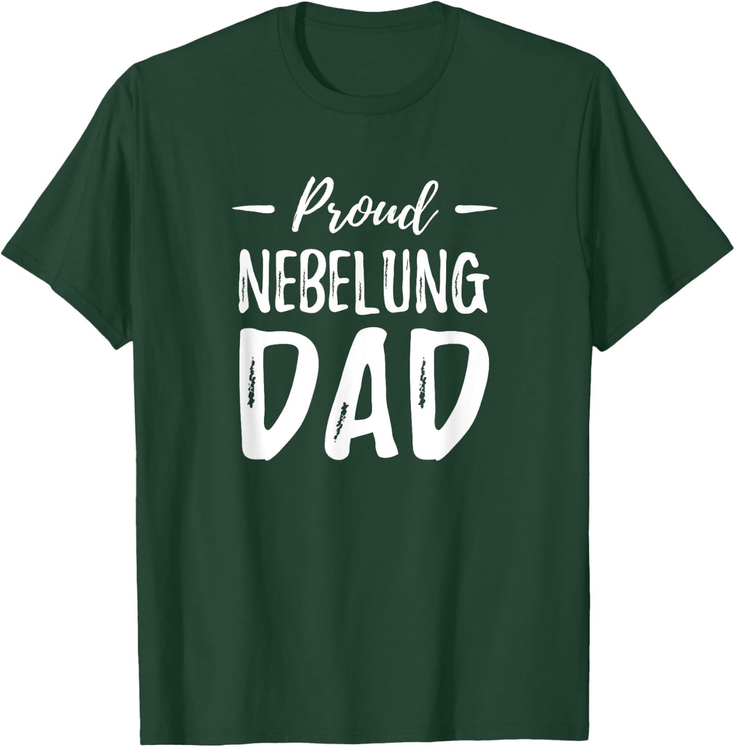 Proud Nebelung Cat Dad Funny Cat Lover Gift T-Shirt - T-Shirt | Forest