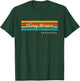 Vintage Sunset Stripes Turkey Scratch, Arkansas T-Shirt - T-Shirt | Forest