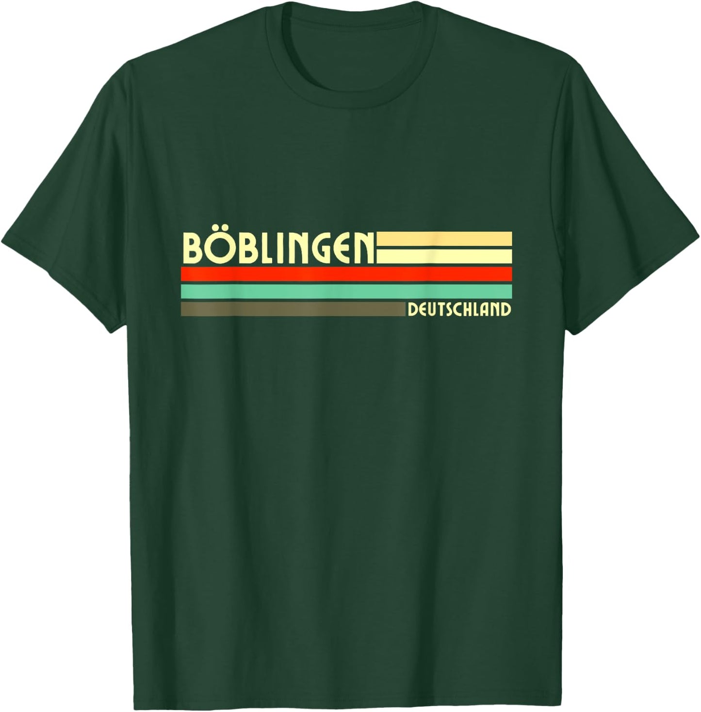 Retro Vintage Böblingen T-Shirt - T-Shirt | Forest