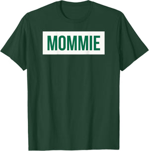 Mommie Caddie Mommy Golf Puns (Back) Cool Golfing Golfer Mom T-Shirt - T-Shirt | Forest