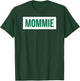 Mommie Caddie Mommy Golf Puns (Back) Cool Golfing Golfer Mom T-Shirt - T-Shirt | Forest